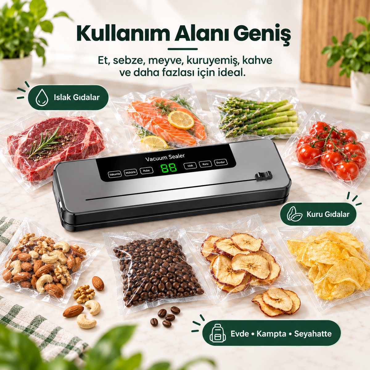 AkıllıVakum® Vakum & Mühürleme Makinesi
