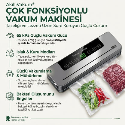 AkıllıVakum® Vakum & Mühürleme Makinesi
